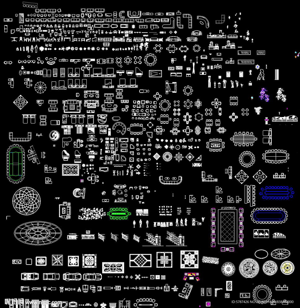 家具CAD图块集