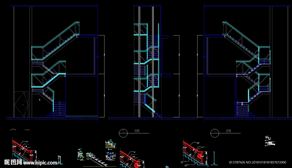 楼梯CAD素材