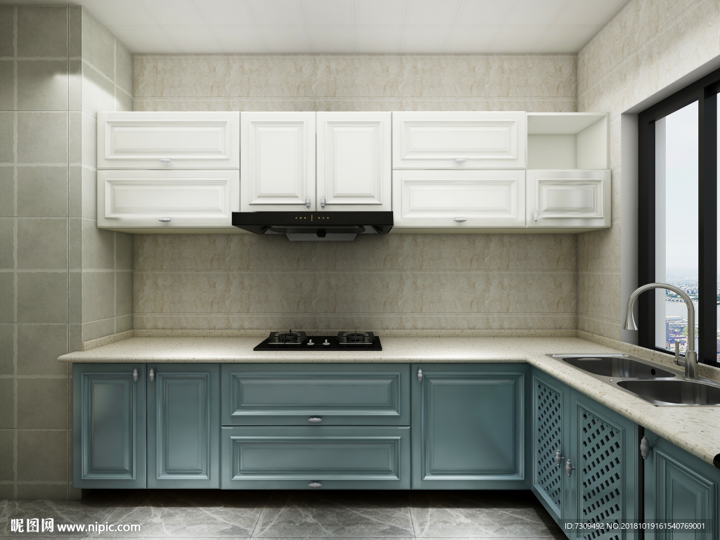 后现代家装厨房装修效果图