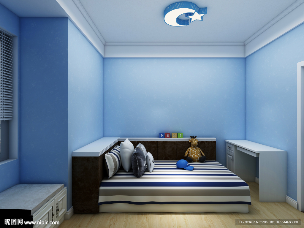 后现代简约风儿童房装修效果图