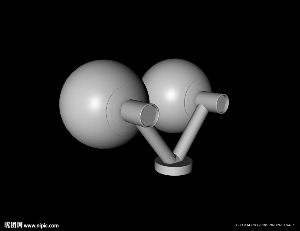 现代吊灯 3d模型 灯光 灯具