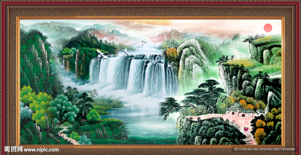 国画山水