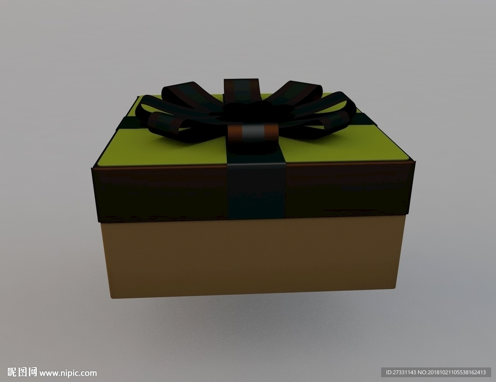 礼品盒模型 模型 C4D模型
