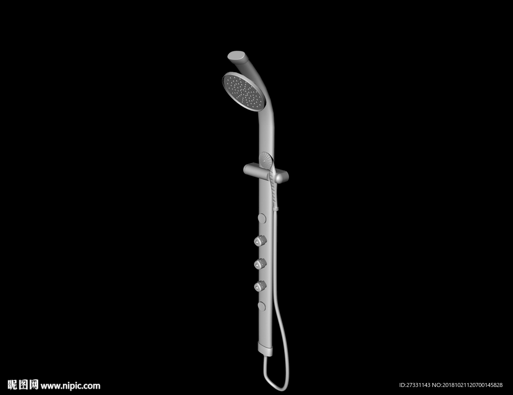 卫浴 浴室模型 室内模型