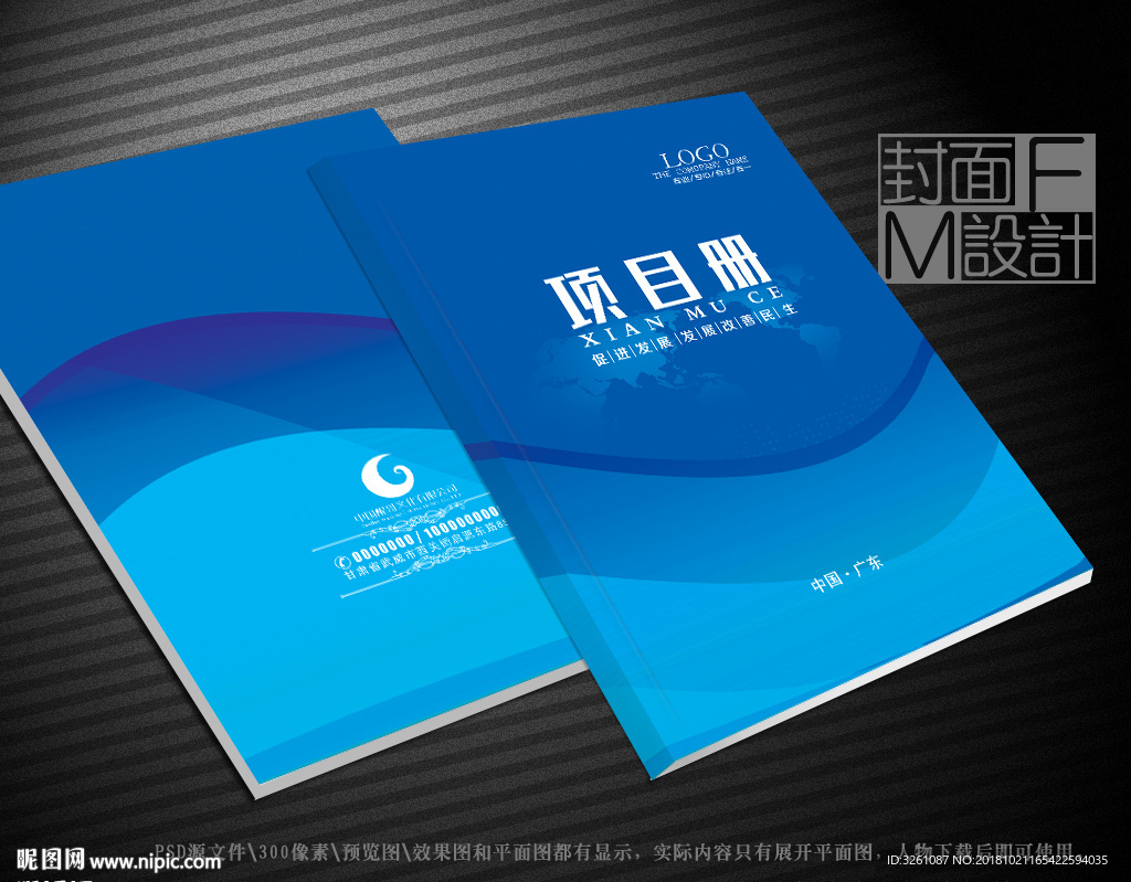 项目册封面