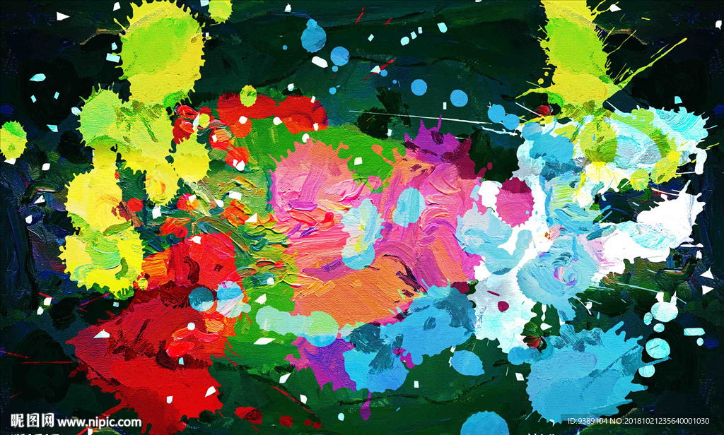 抽象油画