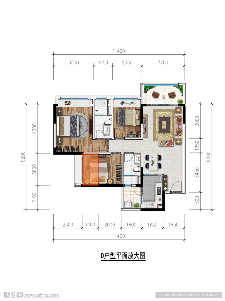 平面户型图设计