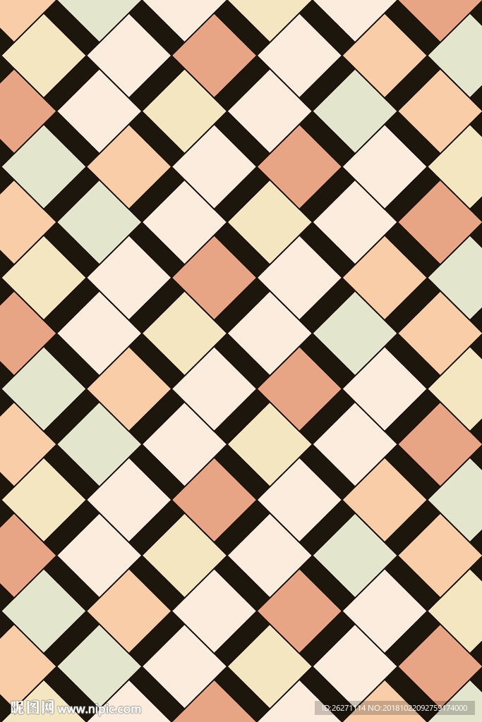 几何高清 彩印 地毯