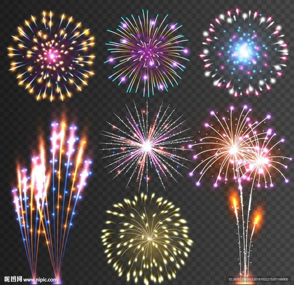 矢量礼花光效系列