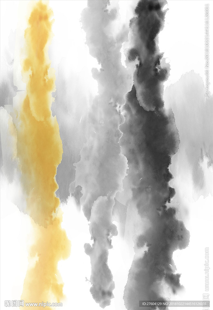 新中式抽象图案装饰画