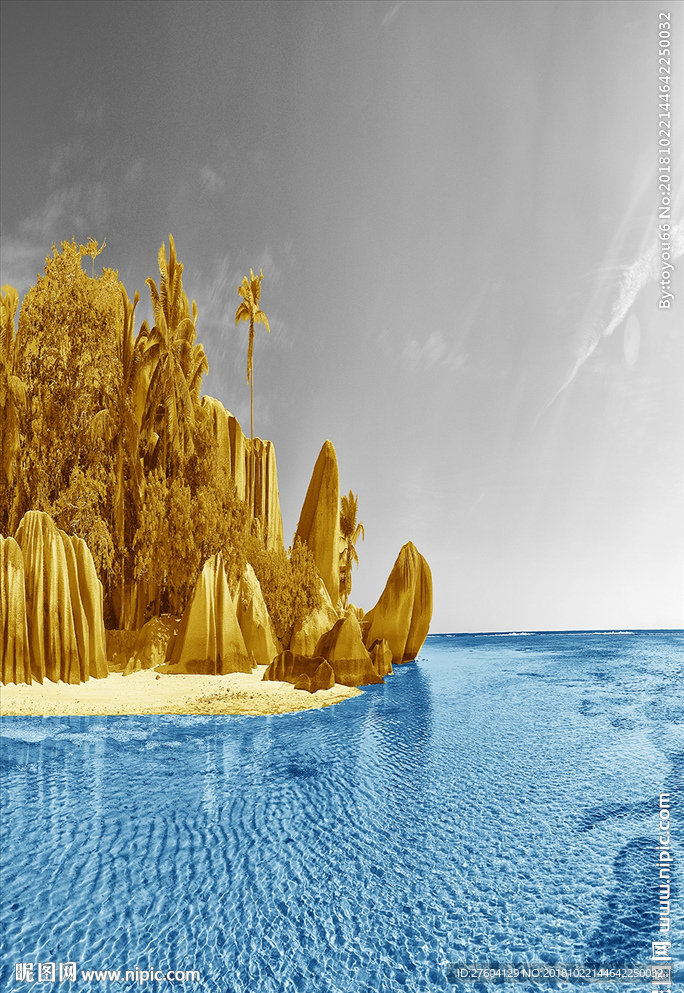 夏日清凉风景装饰画