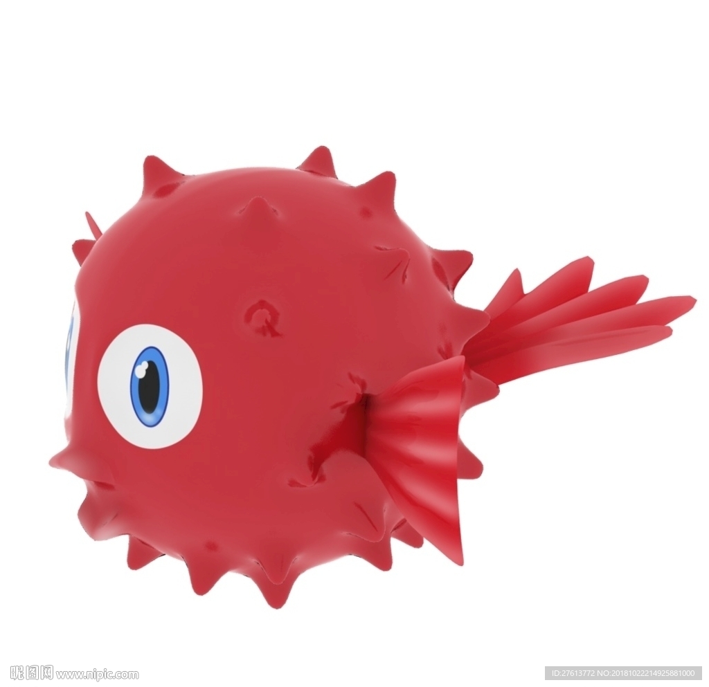 小河豚3D模型