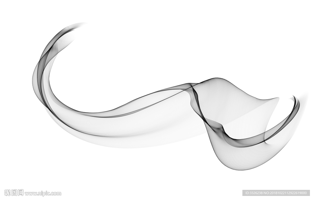 水墨 创意水墨线条 线条 分层