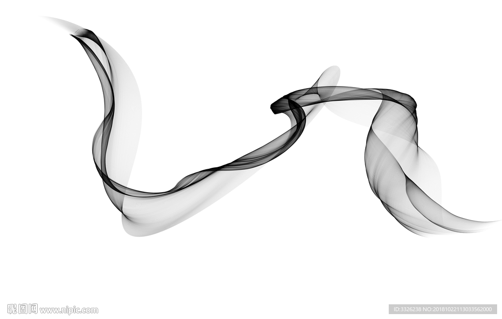 水墨 创意水墨线条 线条 分层