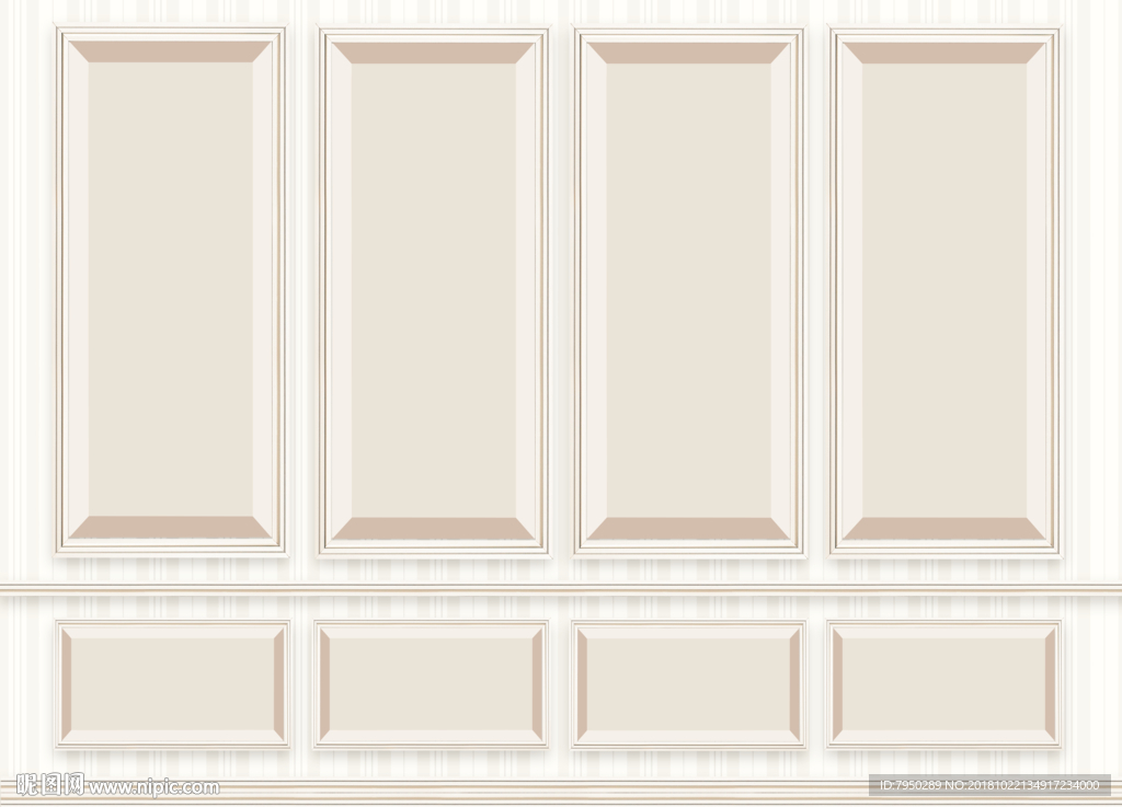 现代简约护墙板背景墙