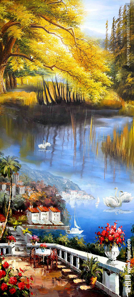 风景油画