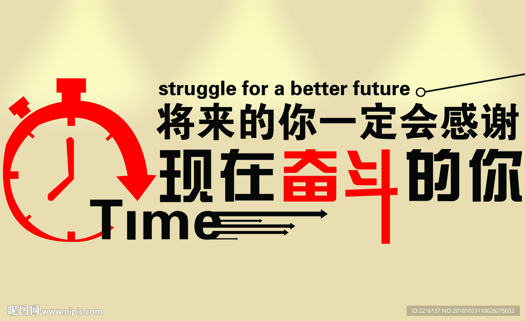 异形牌  励志标语