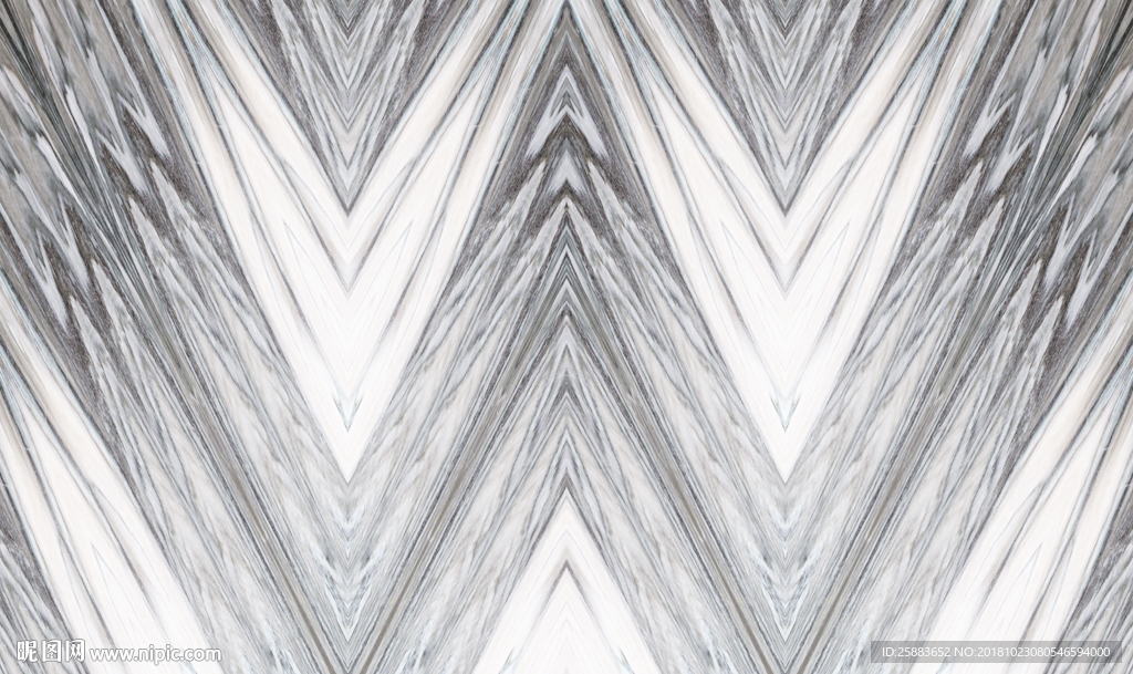 黑灰纹大理石电视背景墙