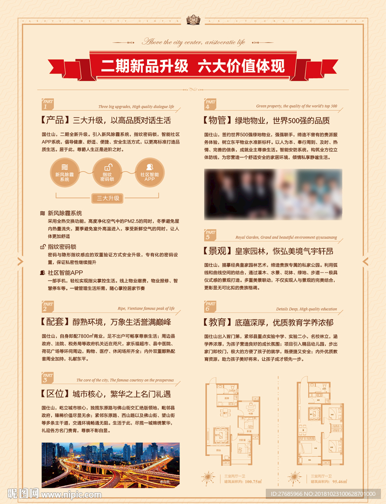 地产单页背面