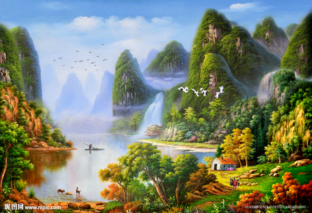 油画风景