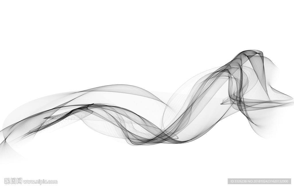 水墨 创意水墨线条 线条 分层