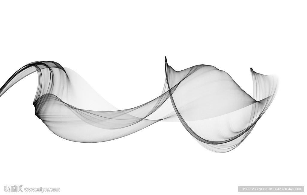 水墨 创意水墨线条 线条 分层