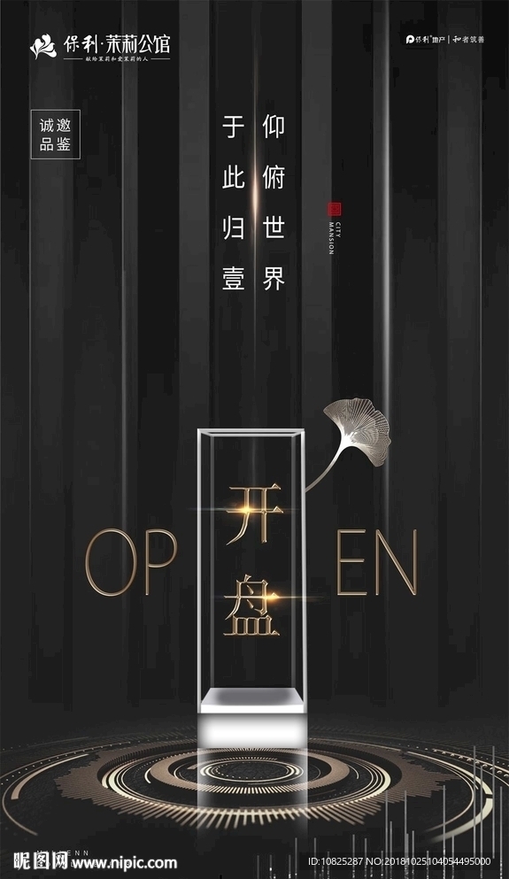 黑金地产海报