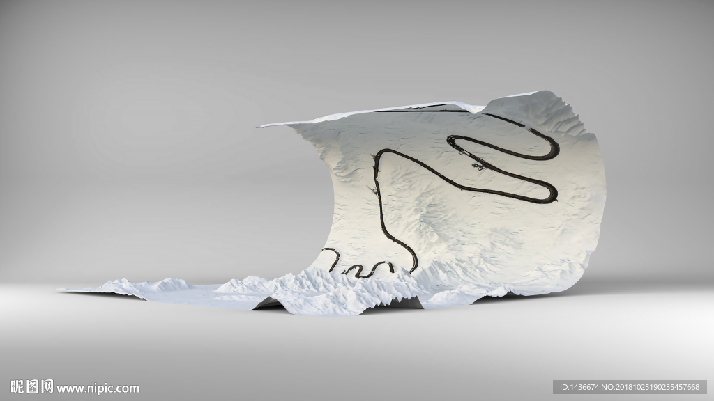 3D 雪地