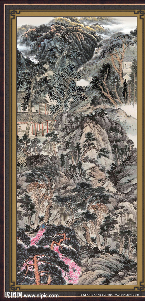 巨幅山水