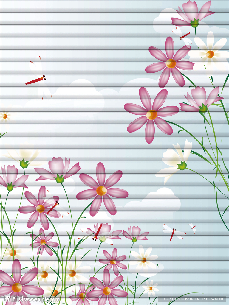 花纹   蜻蜓