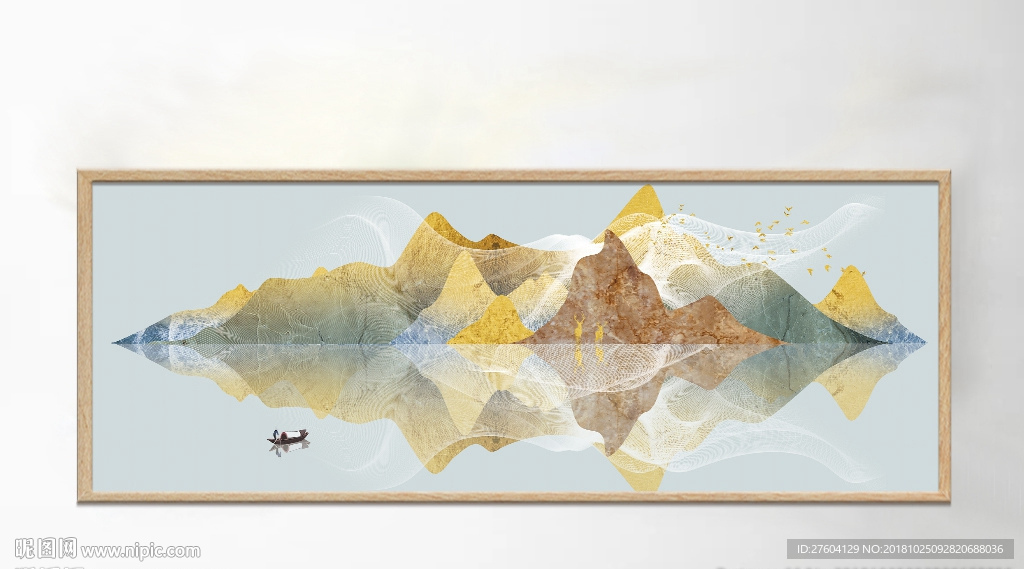 中国风山川风景装饰画