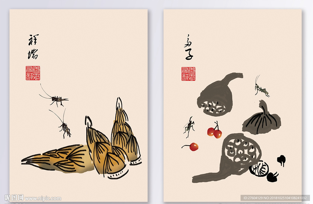 中国风创意民俗创意装饰画