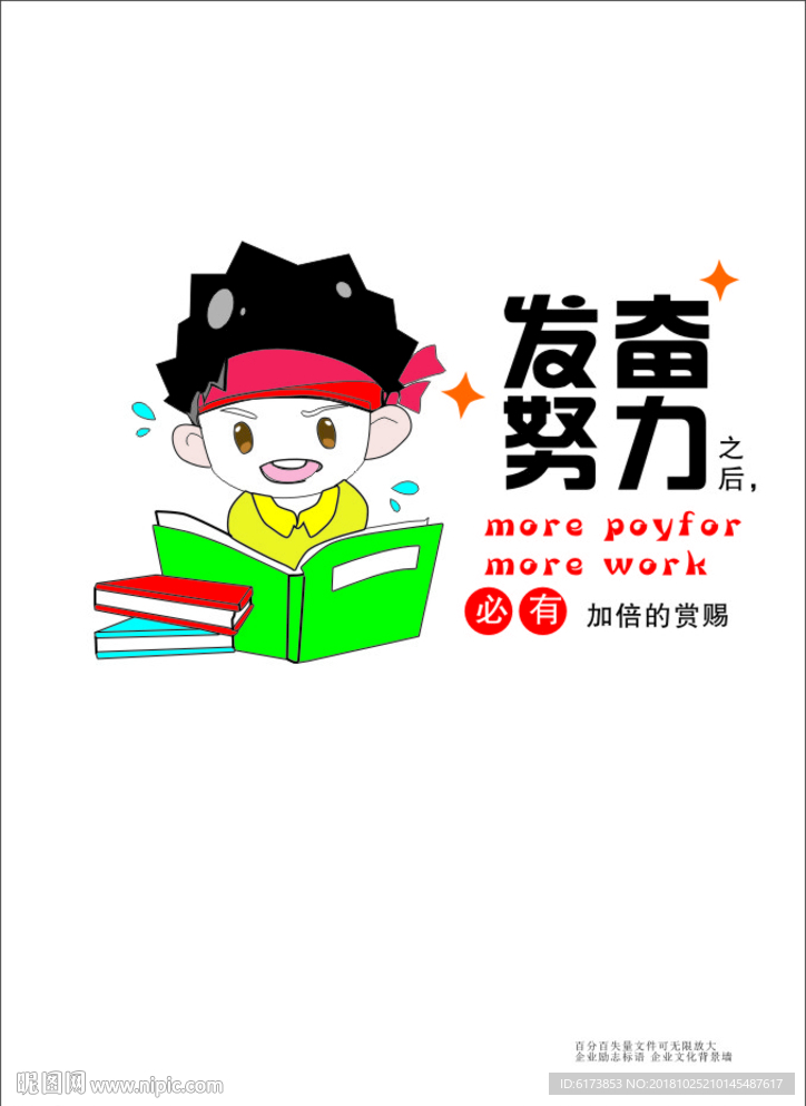 发奋努力之后 必有加倍 的赏赐