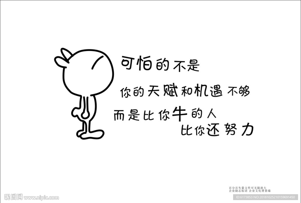 可怕的不是 你的天赋