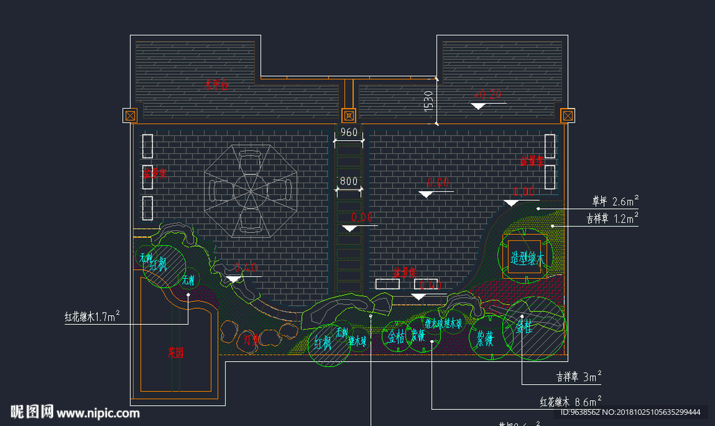 某别墅露台 屋顶小花园设计