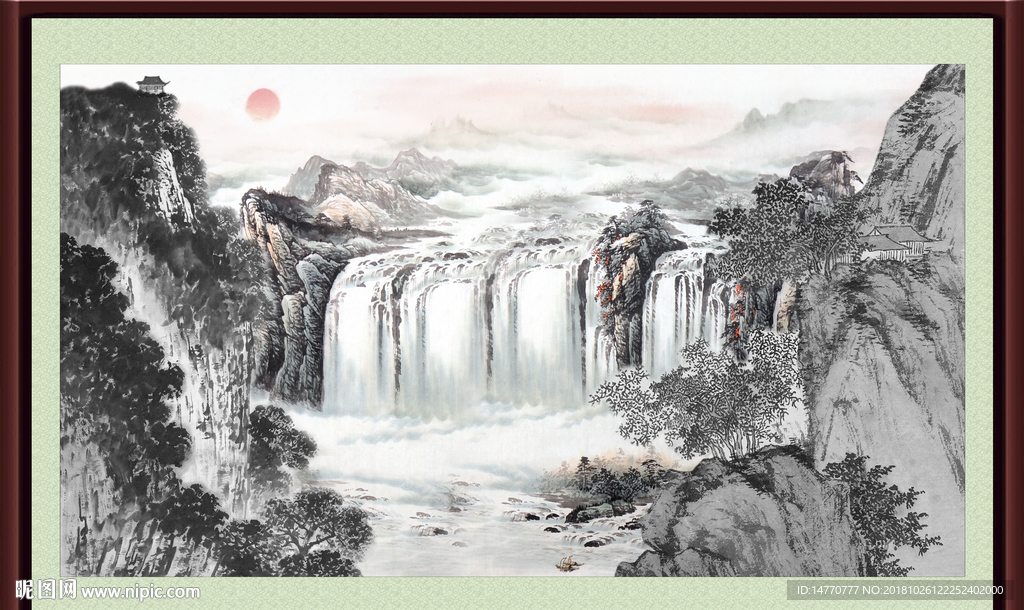 山水画 山水 山水国画 国画