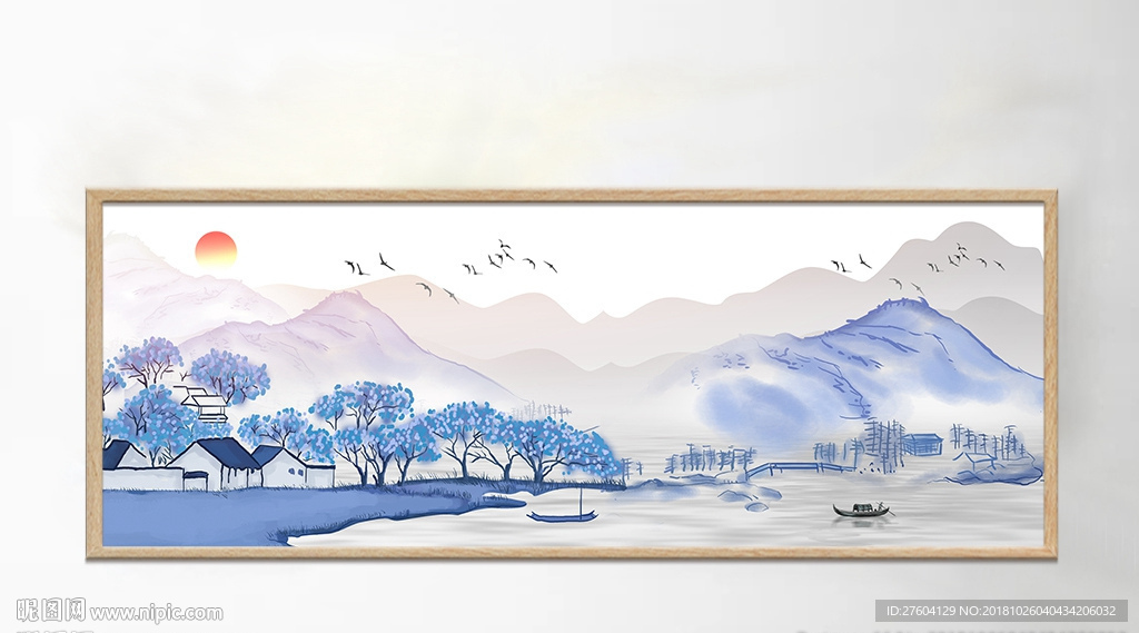 新中式手绘瓜果蔬菜装饰画