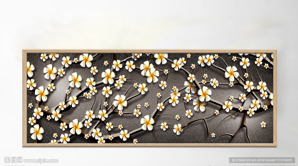 立体植物花树风景创意装饰画