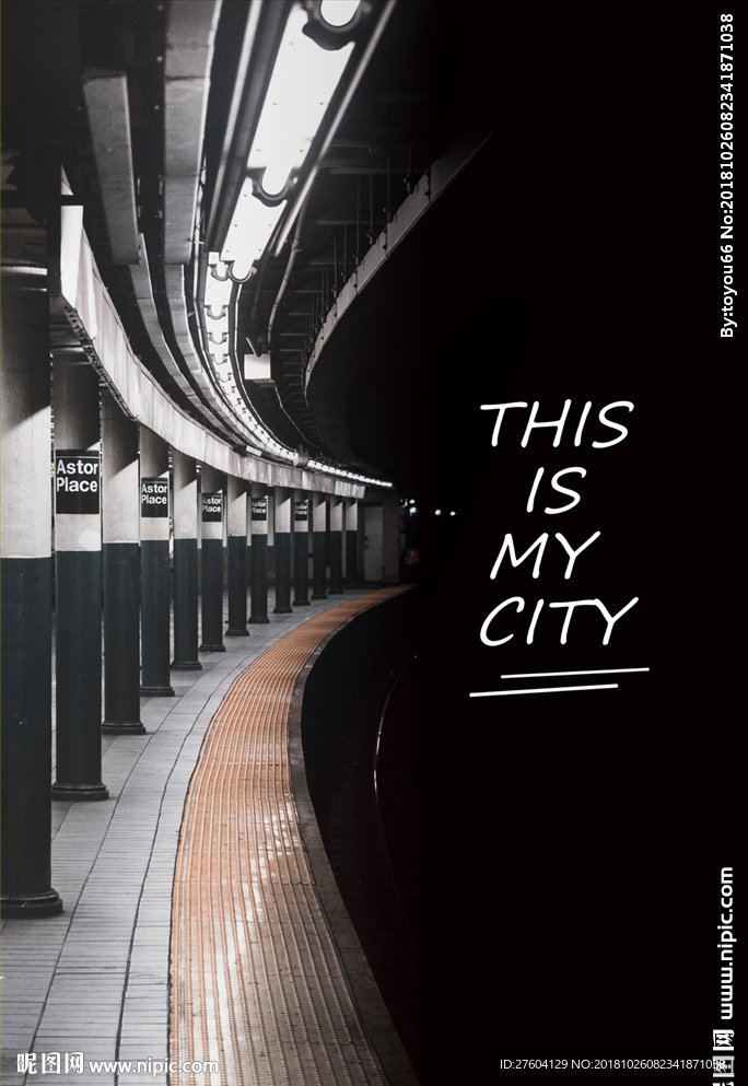 黑白城市风景装饰画