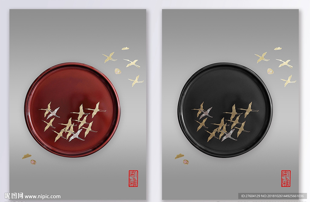 立体静物飞鸟装饰画