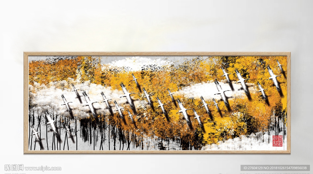 中国风淡雅风景装饰画