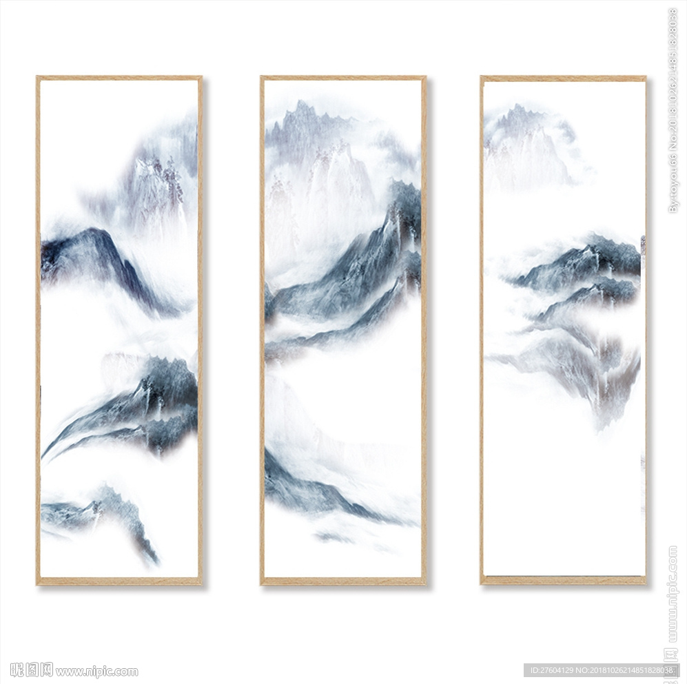 中式水墨山水风韵装饰画