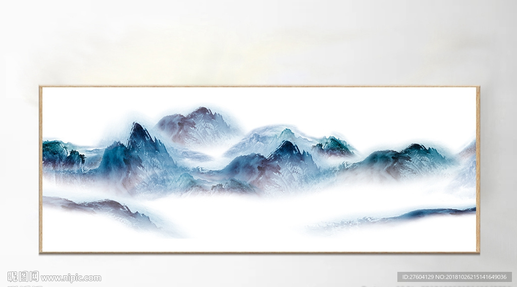 新中式山水水墨装饰画
