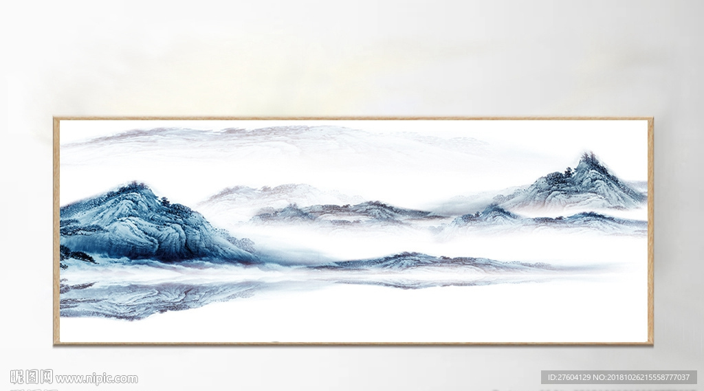 新中式水墨山水装饰画