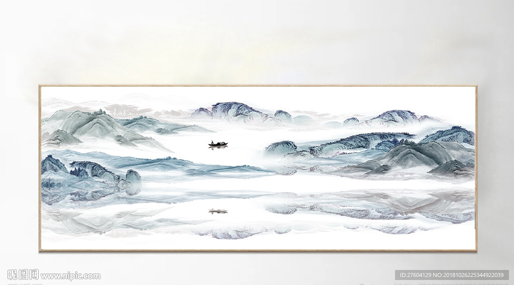 中式山水国画装饰画