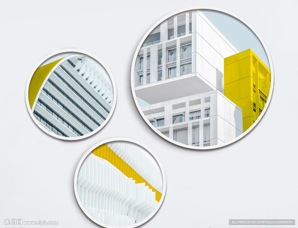 北欧清新风格建筑装饰画