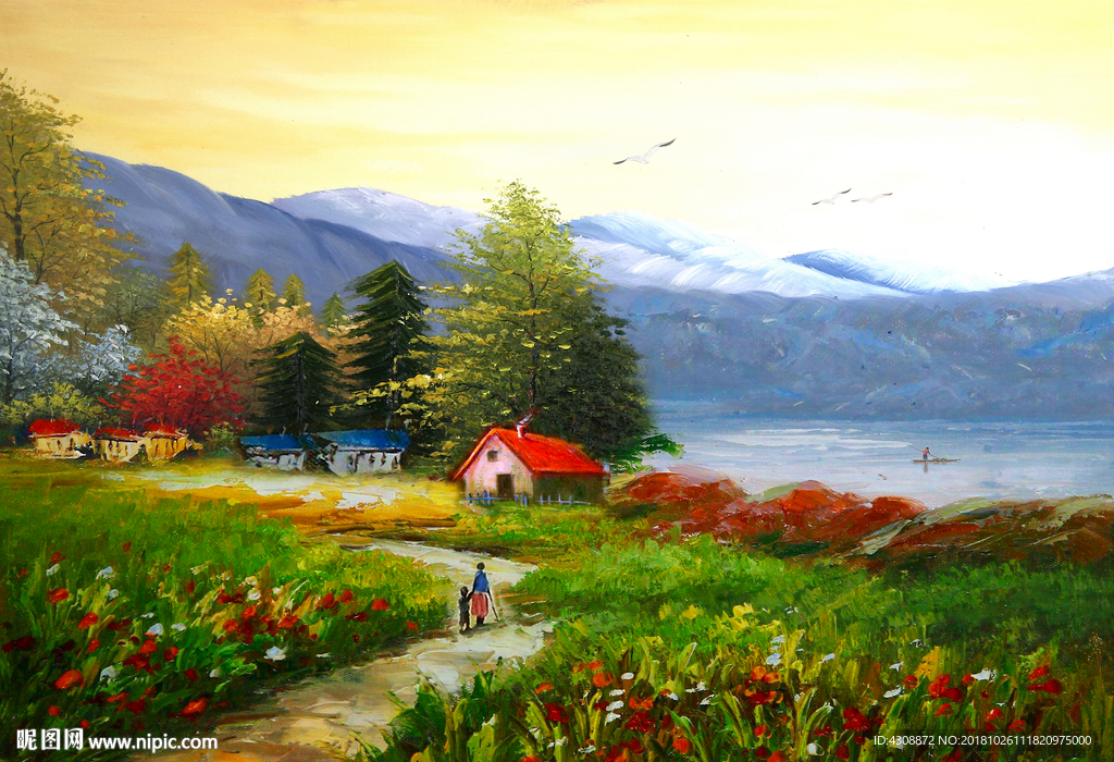油画风景