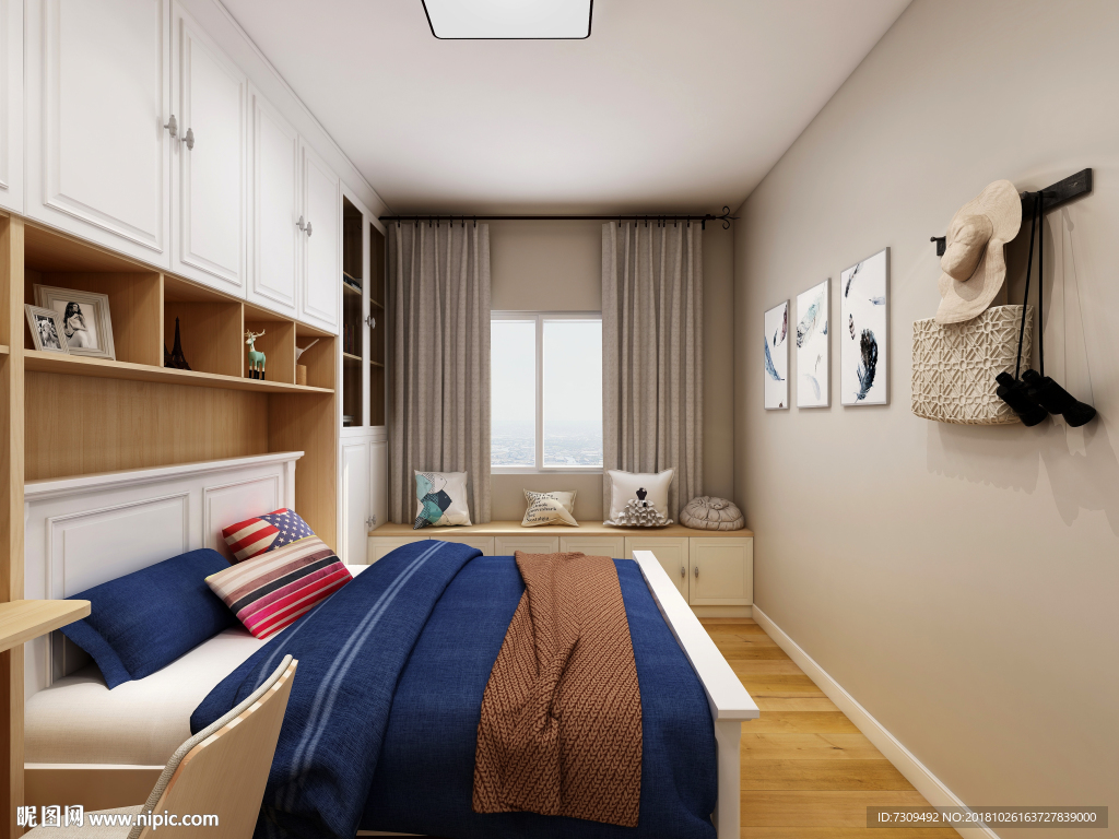 现代简约风家装房间装修效果图