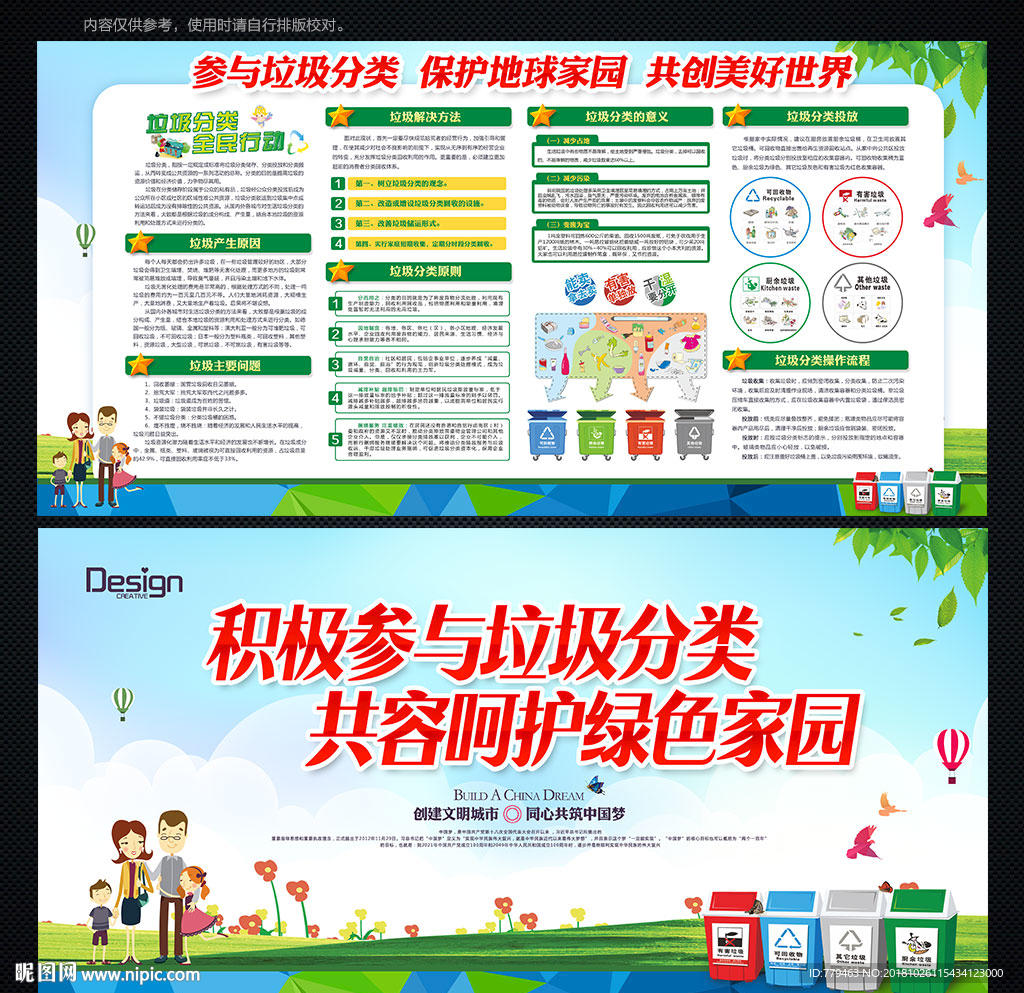 垃圾分类宣传栏