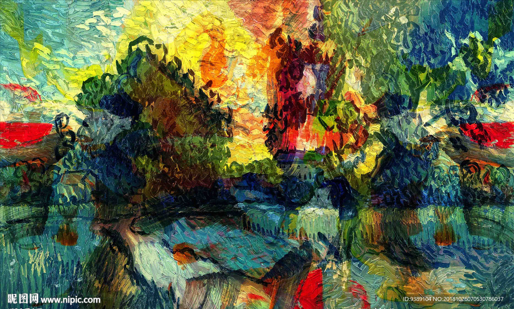 复古油画